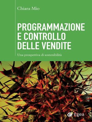 cover image of Programmazione e controllo delle vendite